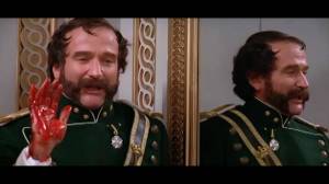 Robin Williams as Osric in Branagh's epic production of Hamelt (1996)